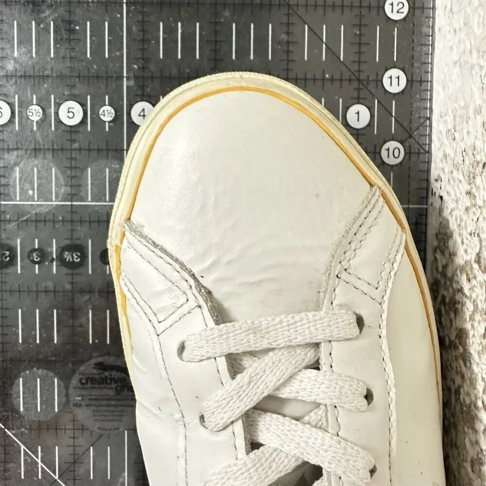 Veja Esplar Women Size 8 Extra White Leather V stitch Logo Lace Up Training Shoe - Picture 11 of 11